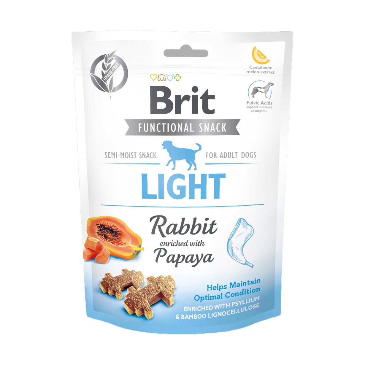 Ласощі для собак Brit Care Light кролик з папаєю, 150 г
